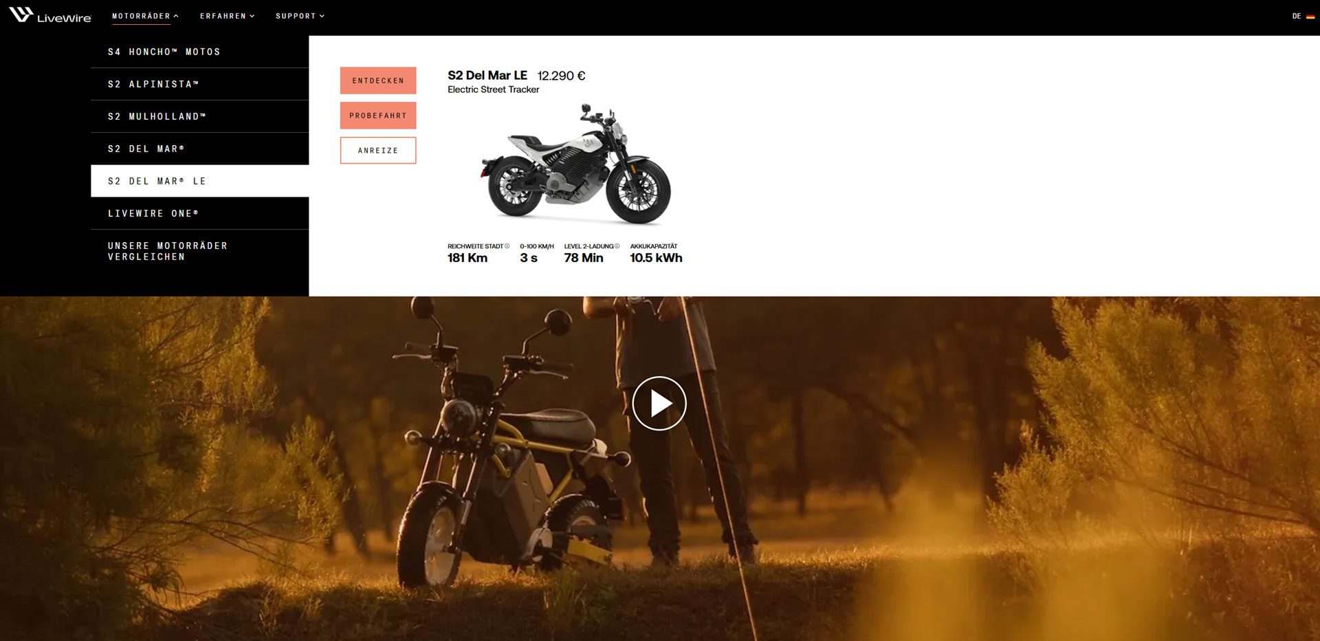 livewire-modellauswahl-probefahrt livewire modellauswahl probefahrt