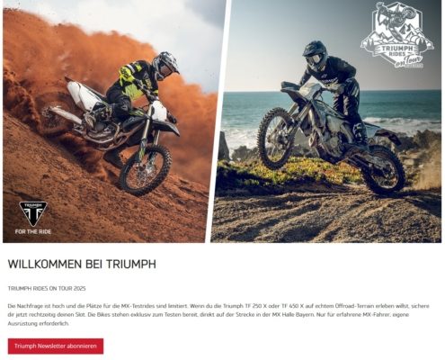 Triumph Off Road Testride